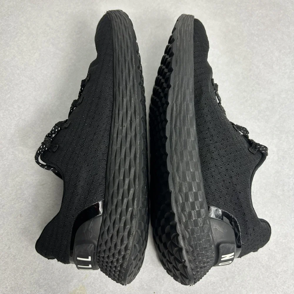 NOBULL Shoes Mens Size 7‎ Black Knit Running Training Sneaker Athletic Low Top